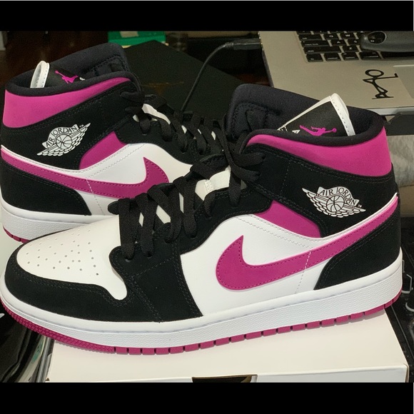 air jordan 1 black cactus flower white
